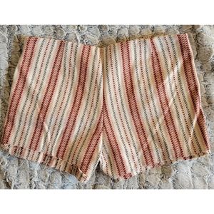 Women's High Waisted Printed Shorts, Size L